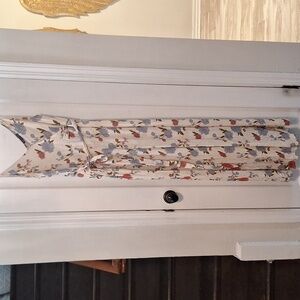 American Eagle Outfitters Blue Floral Romper Slitted Size 8